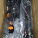 10x7.5Ft Backdrop Stand, Heavy Duty Adjustable Photo Back Drop Stand for Party, Photography, Banner Stand (Includes Six Background Stand Clamps)