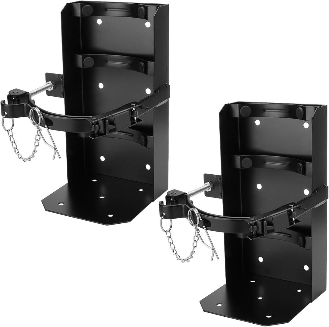 Fire Extinguisher Bracket Mount, for 20lbs Dry/10lb Co2 Extinguisher, Wall Mount Fire Extinguisher Holder Bracket for Vehicle, Boat, Home, Garage, 2 Pack