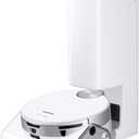 SAMSUNG Jet Bot AI+ Robot Vacuum Cleaner w/ Object Recognition, Intelligent Cleaning, Clean Station, 5-Layer Filter, Touchless Dust Removal for Hardwood Floors, Carpets, VR50T95735W, White