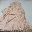 Memoriesea Women's Sexy One Shoulder High Split Cocktail Wedding Party Maxi Dress (Champagne)