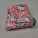 BIUGNVW Anime Pajamas Pants Women Cartoon Family Christmas Pajama Pants Kawaii Flannel Pajama Pants Black and Pink Asian, Size: XL