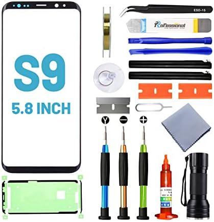 Tpyag Screen Replacement for Samsung Galaxy S9,Replacement Screen for Galaxy S9 Series 5.8 inch,Screen Repair Kit with Waterproof Adhesive(NO OLED & Touch Digitizer)