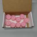 Homemory Pink Tea Lights Candles Battery Operated, 200+Hour Flameless Flickering Fake Electric LED Colored Tealights Candles for Romantic Wedding Decor, Baby Showers, Proposal, Valentine's, 12-Pack