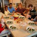 12 Pcs Christmas Napkin Rings Bow Velvet Napkin Holders Buckle for Wine Bottles Xmas Candlestick Holiday Birthday Party Anniversary Dinner Wedding Dining Table Decoration(Khaki)