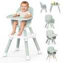 High Chairs for Babies and Toddlers, 8 in 1 Convertible Baby High Chair