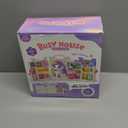 Busy Board for 1 Year Old Girl Gifts, Montessori Toys for 1 2 Year Old - 56+ Activities Bilingual Music Learning Sensory Toys for Toddlers 1-3 - Birthday Gift for 1+ Year Old Girl Boy (Purple)