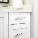 Brushed Nickel Cabinet Pulls 7.56" Hole Center 10 Pack Hammered Silver Cabinet Handles Decorative Kitchen Drawer Dresser Cupboard Bathroom Vanity Cabinet Hardware Rhombus