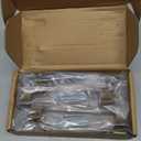 10 Pack 5 Inch Hole Centers, Antique Brass Cabinet Pulls Vintage Brass Cabinet Handles Brass Kitchen Hardware for Cabinets ZP2206 Drawer Bedroom Dresser Bathroom Vanity Cupboard Closet