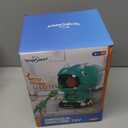 EagleStone Moveable Dinosaur Shooting Toys for Kids, Triceratops Dino Shooting Games with 2 Gun, 48 Balls, LCD Score Record, for Boys and Girls, Party Favor for Indoor and Outdoor (10b-green)