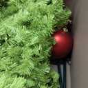 Seenelling 7.5 FT Christmas Tree with Stand LED Lights Red Ball Whimsical Tree Deluxe Set Lime Green Plastic Red Ball Fantastical Artificial Lighted Christmas Xmas New Year Holiday Party Decor Favor