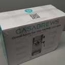 CASABREWS 3700 Essential Espresso Machine 20 Bar, Stainless Steel Cappuccino & Latte Machine with Steam Frother for Home, 43.9oz Water Tank, Coffee Gift for Women & Men, Silver