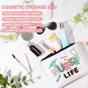 Nurse Gifts for Women, Nurse Appreciation Gift Baskets for Women, Nurses Week Gift Set, Nurse Graduation Birthday Box for Female 16 oz Can Glass, Makeup Bag, Bracelet