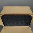 26 Inch Aluminum Utility Trailer Tongue Tool Box Wide Utility Trailer Tongue Tool Box RV Storage OrganizerTrailer Storage Tool Box With Lock & Keys Black,5 Bar Tread (26"X13.3"X12")