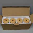 Drinking Glasses with Bamboo Lids and Glass Straw 4pcs Set - 16oz Glass Cups, Iced Coffee Glasses, Cute iced Tea Glasses, Beer Glasses, Ideal for Coffee Bar Accessories, Aesthetic Gift - 2 Brushes