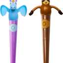 TalkTools Jiggler - Chewable Oral Facial Massager - Oral Sensory Massager - Calming Motor Therapy for Kids - Unicorn/Sloth - Set of 2