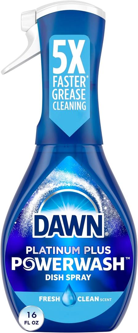 Dawn Platinum Powerwash Dish Spray, Dish Soap, Fresh Scent, 16 Fl Oz (16 Fl Oz (Pack of 3)