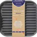 Silicone Bacon Cooker, 11X10inches Bacon Tray for Microwave