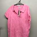 Messic Women's Collared V Neck Sweater Short Sleeve Office Work Knit Pullover Tops Size XL