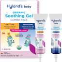 Hyland's Baby Organic Day and Night Soothing Gel Combo Pack, Cooling Gel for Oral Discomfort, Easy-to-Apply, Ages 2 Months and Up, 1.06 Ounce (2 Tubes of 0.53 oz.), Best By: 05/2025