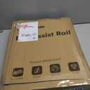 Bed Rails for Elderly Adults Safety - ASTM Approved Adjustable Bed Cane Supports 350LBS with Non-Slip Grip & Storage Pocket, Stable Bed Assist Rails for Seniors, Tool-Free (Medium, Black Curved Handle Without Light)