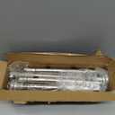 Silver Long Curtain Rod Tension Shower Curtain Rods 30 to 120 inch Adjustable Heavy Duty Rods for Bathroom Windows Outdoor Spliced Telescopic Design No Drill No Slip Stainless Steel