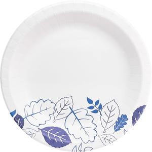 Paperjoy Ultra Paper Plates 10 Inch For Everyday Use,50 Count Disposable Plates For All Occasions ，Soak Proof, Cut-Proof,Microwaveable,Heavy-Duty Round Dinner Plates For Parties and Daily Use, Pack Of 2