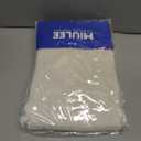 MIULEE Linen White Curtains 90 Inch Length 2 Panels Set for Living Room Bedroom Semi Sheer Light Filtering Farmhouse Rod Pocket Long Soft Thick Linen Textured Window Drapes W42XL90