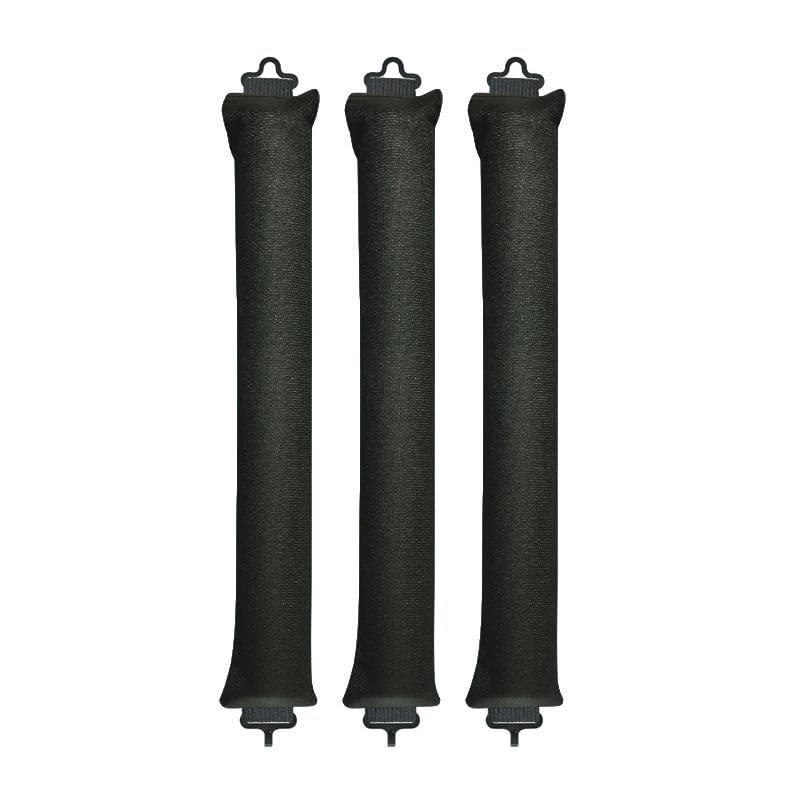 Heatless Curlers, Hair Rollers Heatless Curlers Headband Hair Curlers No Heat Overnight Curls Heatless Curling Rod Overnight Heatless Curlers for Long Hair (Black, 27cm)