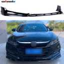 Front Bumper Lip Compatible with 2018-2020 Honda Accord, ACR JDM Style 5Pcs Air Dam Spoiler Splitter Fit for EX EX-L LX SE Sport Touring Hybrid, Protection Body Kit (Glossy Black)