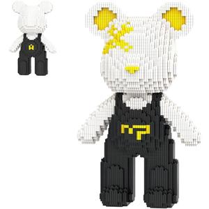 Polar Bear Micro Building Blocks Set(4500Pieces) Music Bear Building Blocks Gift for Adult and Kid