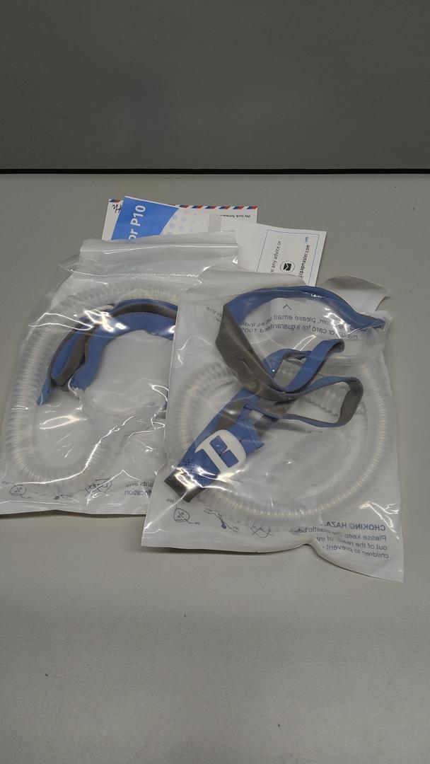 2 Packs Replacement Set for Airfit P10, Hose & Frame & Headhear Included, Comfortable Fit and Perfect Seal Without Noise, ItAll Supplies for CPAP Users (No Mask Cushion)