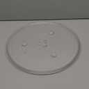 13.5" 340mm Microwave Turntable Plate Compatible with Panasonic F06015Q00AP F06014T00AP, 13 1/2 inch Replacement Microwave Glass Plate for GE WB49X10114 (13.5" Small Coupler Hole)