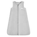 DaysU Micro Fleece Baby Sleep Sack 1.0 TOG, Baby Wearable Blanket 18-24 Months Sleeveless with 2-Way Zipper, Sleeping Bag for Baby Unisex, 1 Pack, Light Grey Fox (X-Large, 1.0 Tog-fox)