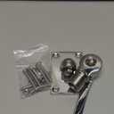Marine VHF Antenna Mounts, Ratchet Mount, 316 Stainless Steel Adjustable Base Mount for Boat