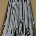 Vailando 6-Shelf Hanging Closet Organizer with 3 Drawers, 2 Separable 3-Shelf Closet Organizers and Storage for Wardrobe Organization, Hanging Dresser for Nursury & Dorm Clothes Organizer (Silver Gray)