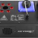 CHAUVET DJ – Geyser T6 Vertical Fog Machine | Pyrotechnic Style Fog Effect Without Toxic Chemicals or CO2 | Wireless and Timer Remote Control | Compact Design for Mobile Applications