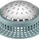 Aluvor Shower Drain Hair Catcher, Shower Drain Cover, Bathtub Drain Hair Catcher for Pop-Up & Regular Drains