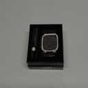 Stainless Steel Watch Band with Case Compatible with Apple Watch Ultra 3 2 1 band (49mm), Rugged Strap with Metal Protective Bumper Cover for iWatch Bands Men (Silver)