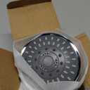 Aisoso Shower Head High Pressure Rain Fixed Showerhead 5-Setting with Adjustable Metal Swivel Ball Joint - Relaxed Shower Experience Even at Low Water Flow & Pressure (4.1 Inch-1PC, Chrome)