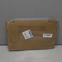 qiqee 9x6x2.5 Inch Brown Cookie Box with Window 15Pcs Pastry Macaron Bakery Box For Packaging