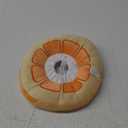 ANWA Adjustable Cat Cone Collar Soft, Cute Cat Donut Collar After Surgery, Kitten Recovery Cones to Stop Licking (Medium, Orange)