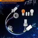 2 Pcs Tail Light Lamp Wiring Harness Socket Holde with 16 Bulbs Fit for Sonata 2011 2012 2013 2014 Replece 92450-3Q000
