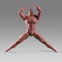 1:6 Scale Male Action Figure 12 Inch Flexible Muscle Male Figure Body Doll Miniature Figure Without Head Sculpt