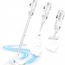 YKYI Steam Mop, Detachable 10 in 1 Multipurpose Steamer with 11 Attachments, Handheld Steam Cleaner for Home, Hardwood Floors, Laminate, Marble, Tile, Grout, Carpet, Windows, Furniture Cleaning