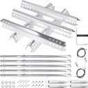 Hisencn Grill Replacement Parts for Char-Broil Performance 463347519, 463347518, 463243518, 463275517, Grill Parts for Char-Broil 5 Burner Grill 463275717, 463243519, 463373319, 16 15/16" Heat Plate