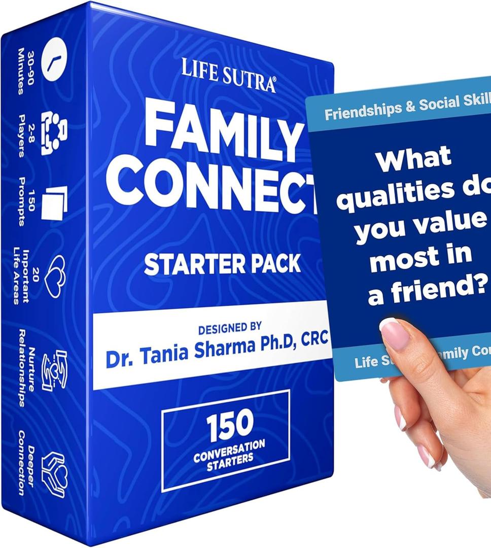 Life Sutra Couple Connect Starter Pack – 150 Conversation & Activity Cards for Adults, Fun Relationship Game for Couples, Date Night, Wedding, Anniversary, Bridal Shower & Gift for Husband Wife