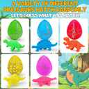 30PCS Large Hatching Dinosaur Eggs for Dinosaur Birthday Party Favors for Kids 3-5 4-8 Valentine Goodie Bag Stuffers Classroom Prizes Bulk Treat Stuff Novelty Grow in Water Dino Eggs with Toys Inside