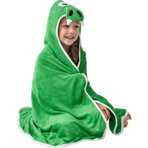 HIPHOP PANDA Hooded Towel - Rayon Made from Bamboo, Bath Towel with Bear Ears for Newborn, Babie, Toddler, Infant - Absorbent Large Baby Towel - Dinosaur, 37.5 x 37.5 Inch HIPHOP PANDA Hooded Towel - Rayon Made from Bamboo, Bath Towel with Bear Ears for Newborn, Babie, Toddler, Infant - Absorbent Large Baby Towel - Dinosaur, 37.5 x 37.5 Inch