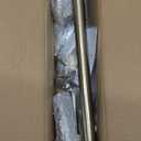 Antique Bronze Curtain Rod - 28-56" with 1" Diameter Discs, Adjustable Room Darkening Curtain Rod with Aluminum Finials and Brackets, Wrap Around Design