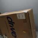 Drive Medical TR39E-SV Lightweight Folding Transport Wheelchair with Swing-Away Footrest, Silver (1 Count (Pack of 1))